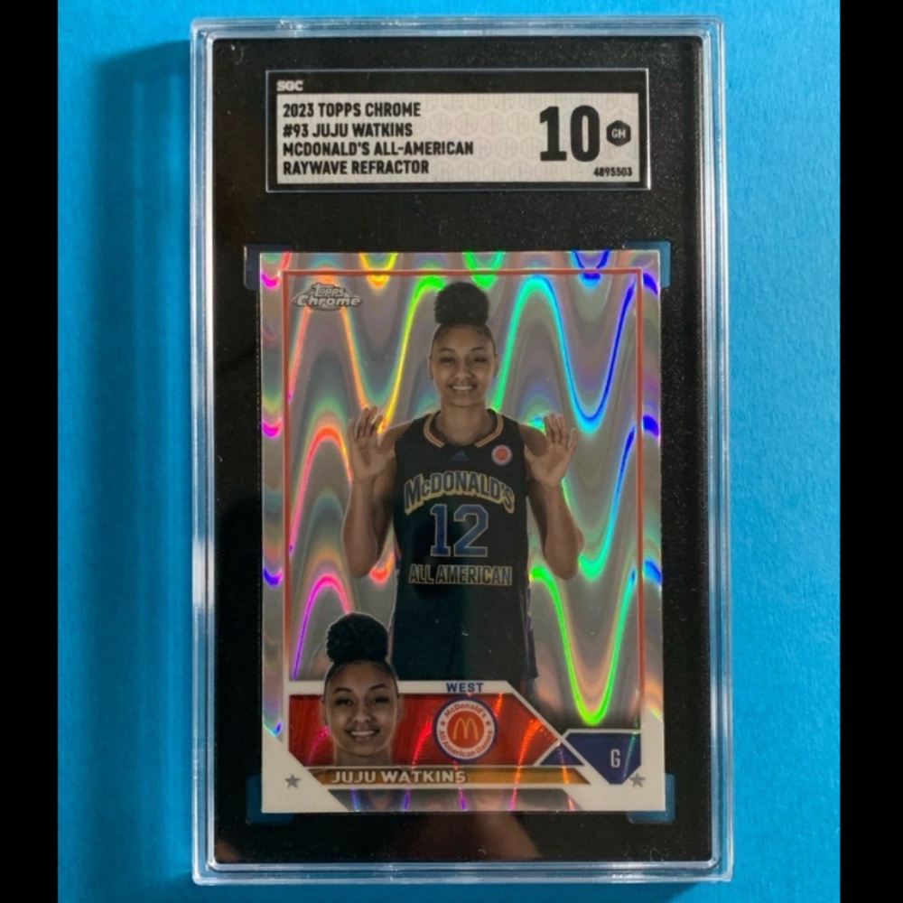 🔥🏀JUJU WATKINS ROOKIE BASKETBALL CARD • GRADED SGC 10 GEM MINT